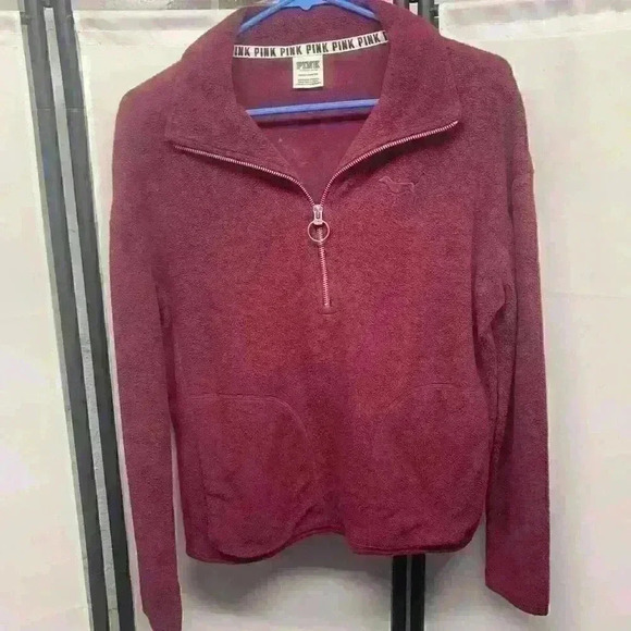 Pink Victorias secret 3/4 zip - Picture 1 of 4